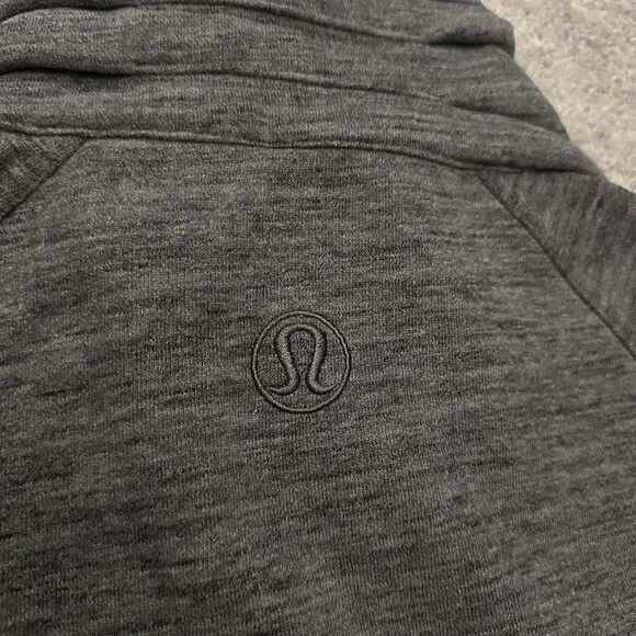 Lululemon Radiant Jacket II Full Zip Funnel Neck Heather Gray 4 Running Gym - Picture 9 of 11